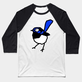 Annabel the Blue Wren Baseball T-Shirt